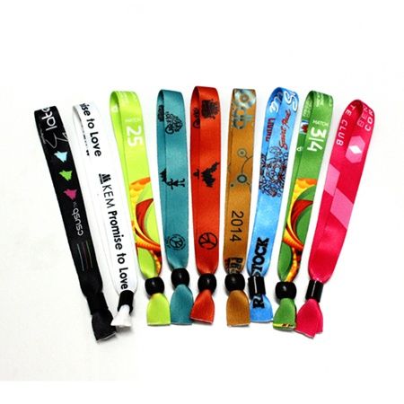 festival fabric wristbands