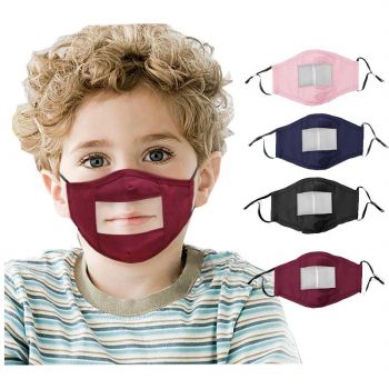 Reusable Visible Cotton Face Mask for Kid