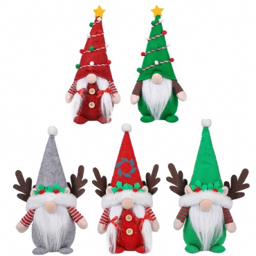 Christmas Tomte Gnome Scandinavian Tomte Nordic Style Ornaments Faceless Doll