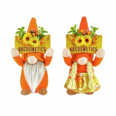 LED Thanksgiving Day Tomte Gnome Scandinavian Tomte Nordic Style Ornaments Faceless Doll