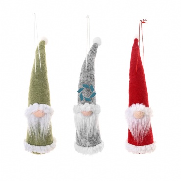 Christmas Tomte  Gnome Scandinavian Tomte Nordic Style Ornaments Faceless  Santa Doll Hanging Decoration
