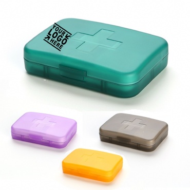 Custom 7 day Six-Square Pill Box