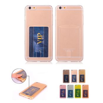 Translucent Plastic Hard Case With Card Hoder