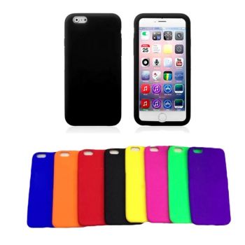 Solid Color Silicone Soft Case For Phone