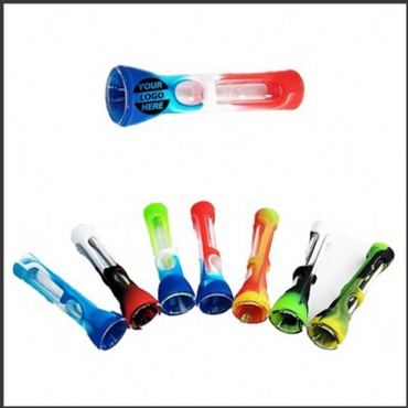 Trumpet-shape Food-Grade Silicone Smoking Tobacco Pipe With Lid