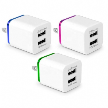 Us Plug Adapter Portable Wall Charger Mobile Phone Charger