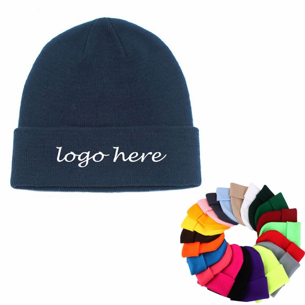 Custom Knit Beanie with Cuff
