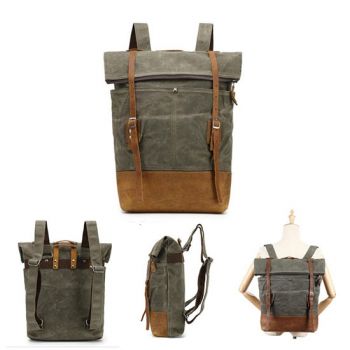 Canvas Shoulder Rucksack for Travel
