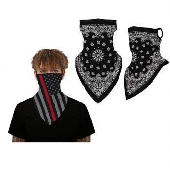 Face Mask Reusable  Bandanas Neck Gaiter Cover Ear Loops