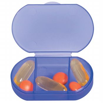 Oval Shape  Medicine Pill Holder Container