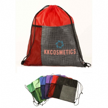 Etched Pocket Drawstring Sportpack