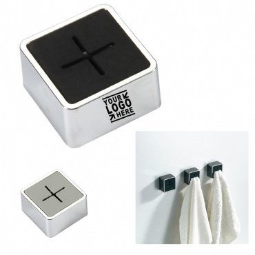 Square Self-adhesive Untraceable Bathroom Hooks