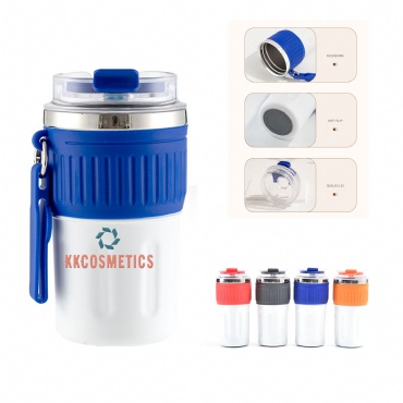14Oz Double Stainless Steel Insulated Coffee Cup With Rope