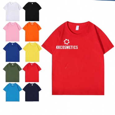 Customizable Unisex Combed Cotton Short-Sleeveds