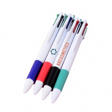 Custom 4 In 1 Multi Color Pen