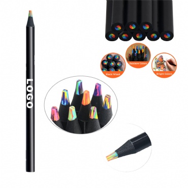 12 In 1 Multi Color Wooden  Pencil