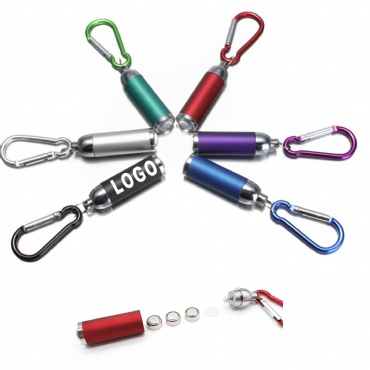 Outdoor Mini Zoom LED Flashlight With Key Chain