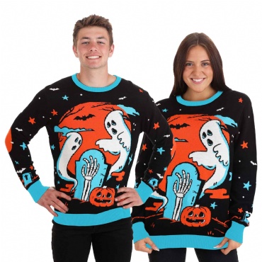 Custom Halloween Jacquard Ugly  Sweater