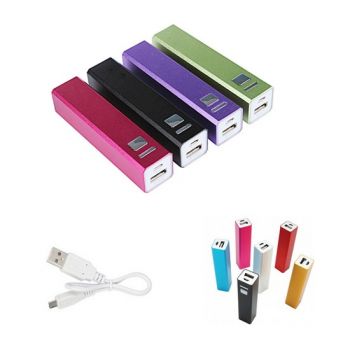 2600 mAh Metal Portable Charger For Smart Phones