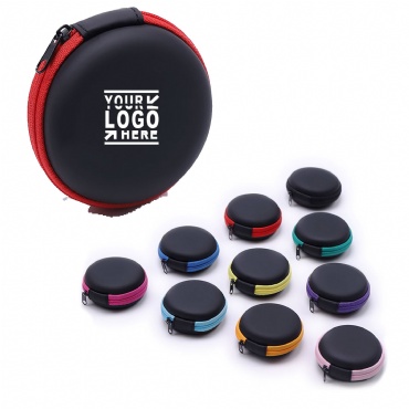 Round Headphone Storage Box/Change Purse