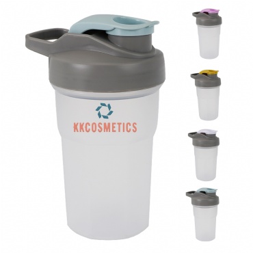 Customizable 14Oz BPA Free Protein Shaker Bottle w/Mix Ball