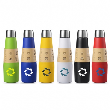 18Oz Stainless Steel Water Bottle W/ Double Wall Vacuum Insulation