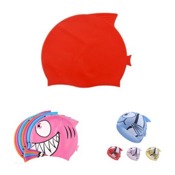 Silicone Swim Caps For Kids - Fish
