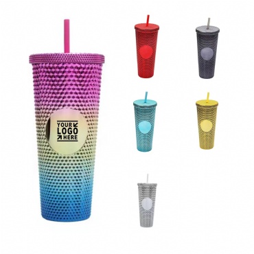 24Oz Double Plastic Chameleon Durian Cup