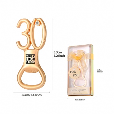 30 Digital Bottle Opener For Birthday Party Favor