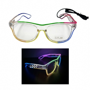 Rainbow Colors Led Light Up Glowing Sunglasses