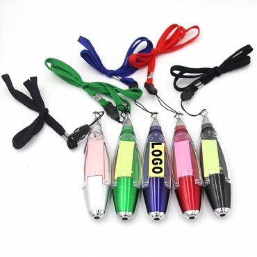 Lanyard Notepad Paper Lamp Pen