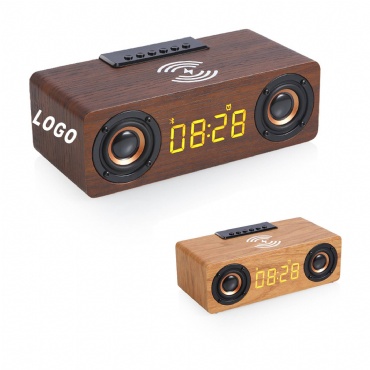 Double Horn Wooden Bluetooth Speaker