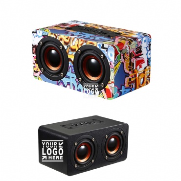 Custom Graffiti Wooden Bluetooth  Speaker
