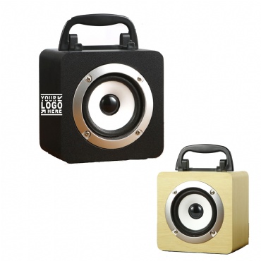 Hand-Held Mini Retro Wooden Speaker