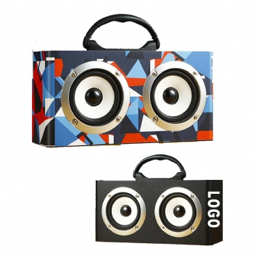 Portable Graffiti Wood Bluetooth Speaker