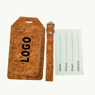 Cork Luggage Tag