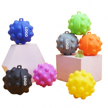 Push Pop Stress Reliever Bounce Ball