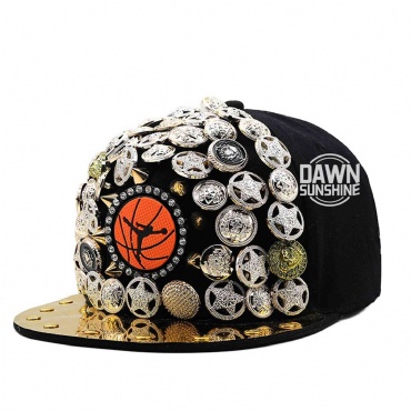 Punk Studded Baseball Hip-Hop Hat