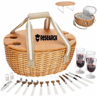 Wicker Picnic Basket