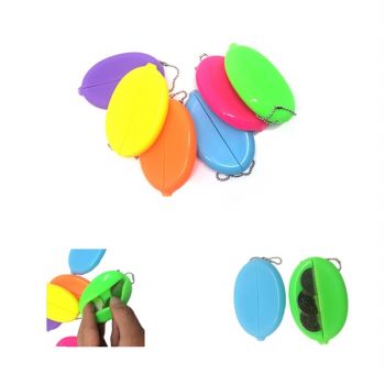 Mini Elliptical Silicone Coin Purse