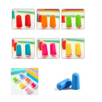 Soft Foam Ear Plugs With Plastic Case-1 Pair