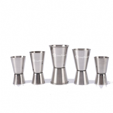Stainless Steel Double-Ended Bartender Measuring Cup