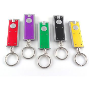 Colorful LED Keychain Light