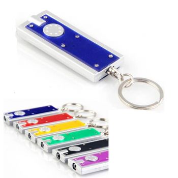 Colorful LED Keychain Light