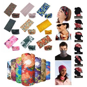 Seamless Style Bandanna Headwear Scarf Wrap