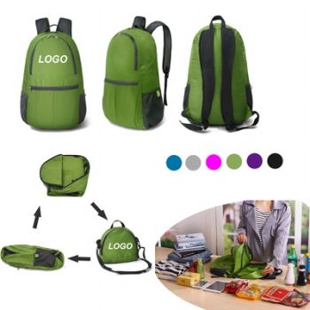 Outdoor Waterproof Pattern Folding Backpack Package Bag