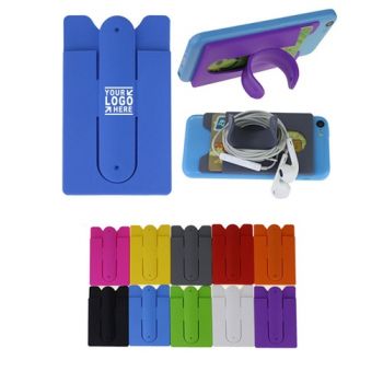 2 in 1 Cell Phone Adhesive Wallet with Stand