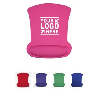 Mouse Mat with Sponge Wrist Pad