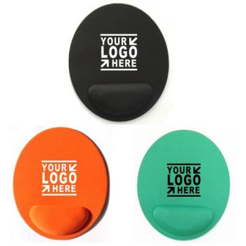 Oval Shaped Foam Mouse Pad