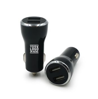 2 Port Mini Dual USB Car Charger 2.4A